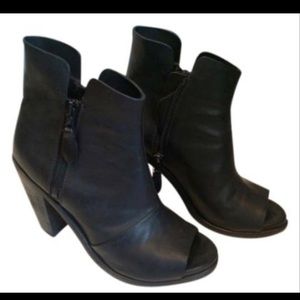 rag and bone peep toe booties